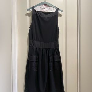 Diane Von Furstenberg Black ALine Dress- Size 6